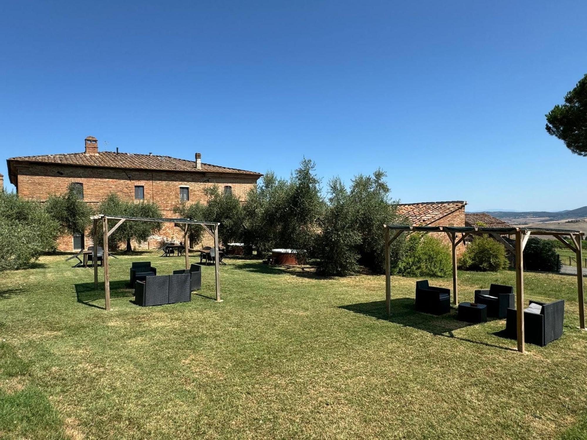 Agriturismo Monte Oliveto Maggiore, Podere LE PIAZZE Chiusure Esterno foto